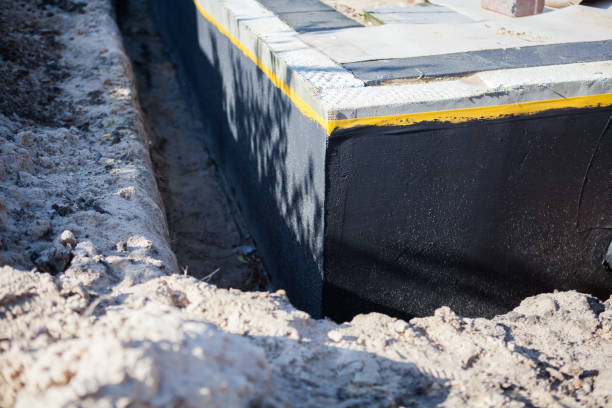 Residential Waterproofing installation at a Martinsville, IL home by SJ Waterproofing Pros